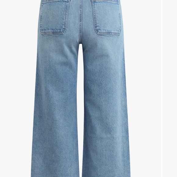 New Favorite Daughter The Mischa Raw Hem Super High Waste Wide Leg Jeans - Picture 8 of 10